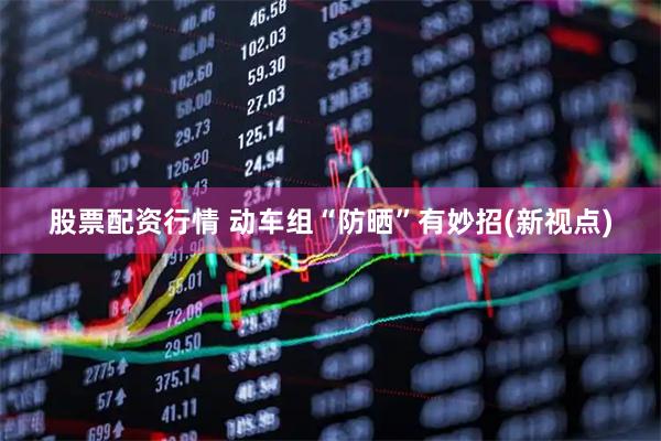 股票配资行情 动车组“防晒”有妙招(新视点)
