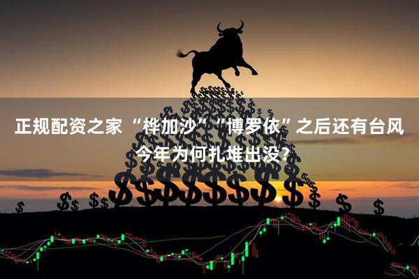 正规配资之家 “桦加沙”“博罗依”之后还有台风 今年为何扎堆出没？