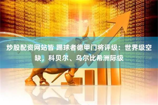 炒股配资网站皆 踢球者德甲门将评级：世界级空缺，科贝尔、乌尔比希洲际级